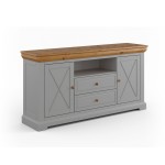 Drevená komoda 2.2 šedá - popol Marone Elite