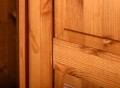Skriňa 3D so zrkadlom, borovica, farba medová borovica, séria Toskania