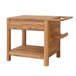 Stolík na noviny, dub, farba prírodný dub, séria Gialo