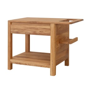 Stolík na noviny, dub, farba prírodný dub, séria Gialo
