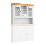 Nadstavec na komodu 3.3 biela/borovica Marone Elite