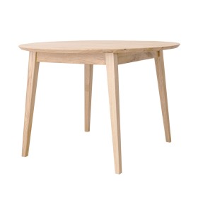 Okrúhly stôl 110 cm z bieleného dubového dreva Orbetello 