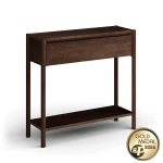 Zásuvková konzola z  dubového  dreva tabak Campi
