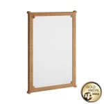 Malé závesné zrkadlo z dubového dreva Campi