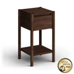 Nízky stolík z dubového dreva so zásuvkou tabak Campi