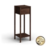 Vysoký stolík z dubového dreva so zásuvkou tabak Campi