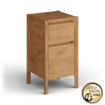 Nízky stolík so zásuvkou z dubového dreva Campi