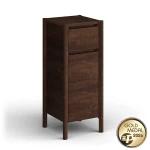 Vysoký stolík so zásuvkou z  dubového dreva tabak Campi