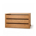 Široký modul pre skriňu z borovicového dreva v dubovom odtieni Rosella