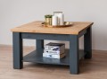 Konferenčný stolík malý, borovica, farba grafit - dub, séria Marone