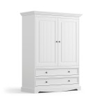 Bielizník, borovica, farba biela, séria Belluno Elegante