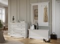 Truhlica, borovica, farba biela, séria Belluno Elegante