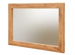 Zrkadlo malé, dub, farba prírodný dub, séria Gialo, rozmer 100 x 70 cm