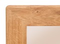 Zrkadlo malé, dub, farba prírodný dub, séria Gialo, rozmer 100 x 70 cm