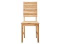 Stolička NR02, dub, farba prírodný dub