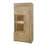 Vitrína pravá nízka dub San Gusto