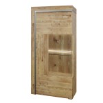 Vitrína ľavá nízka dub San Gusto