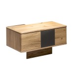 Nočný stolík lavý z dubového dreva Marsala